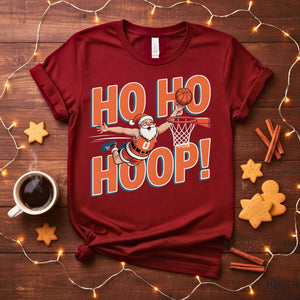 Ho Ho Hoop Basketball Funny Christmas T-Shirt