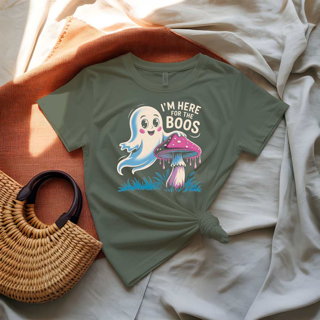 "I Am Here for Boos Funny Halloween Meme Tee by Memez Store"