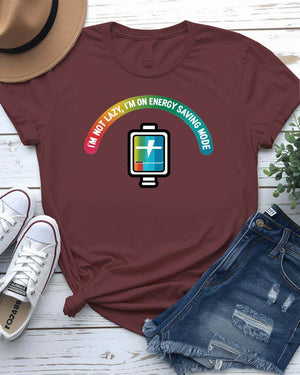 I Am Not Lazy Funny Meme Tee – sarcastic unisex short sleeve shirt made to order by Memez Store