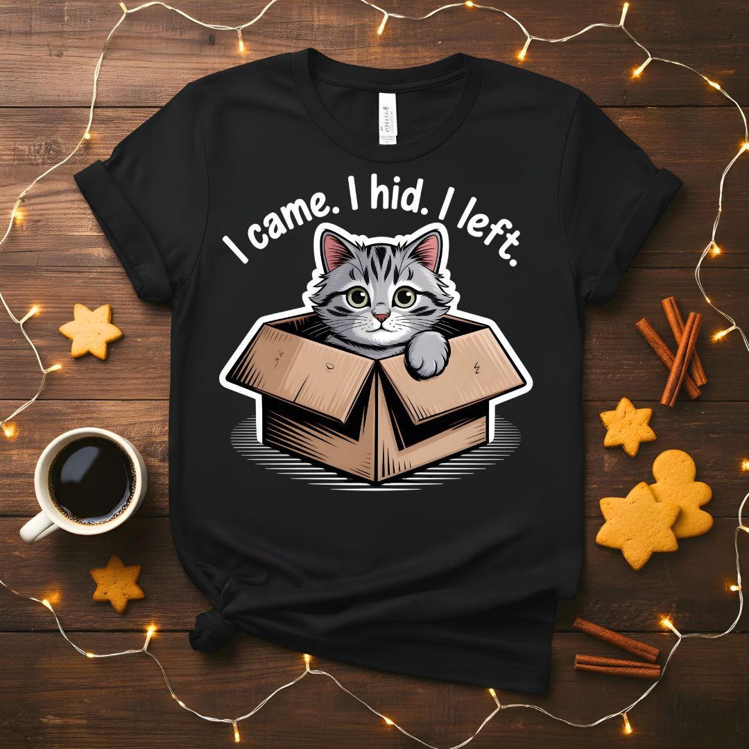 I Came I Hid I Left Funny Introvert T-Shirt