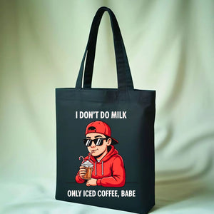 I Don't Do Milk I Only Do Wine funny meme tote bag