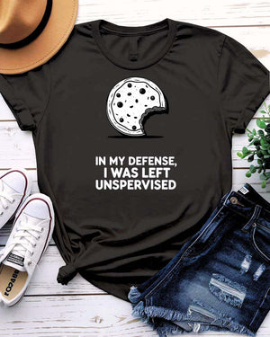 “I Left Unsupervised Pizza Tee – Funny Unisex T-Shirt Memez Store”