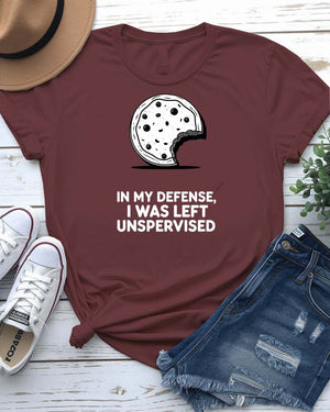 “I Left Unsupervised Pizza Tee – Funny Unisex T-Shirt Memez Store”