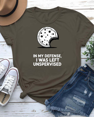 “I Left Unsupervised Pizza Tee – Funny Unisex T-Shirt Memez Store”
