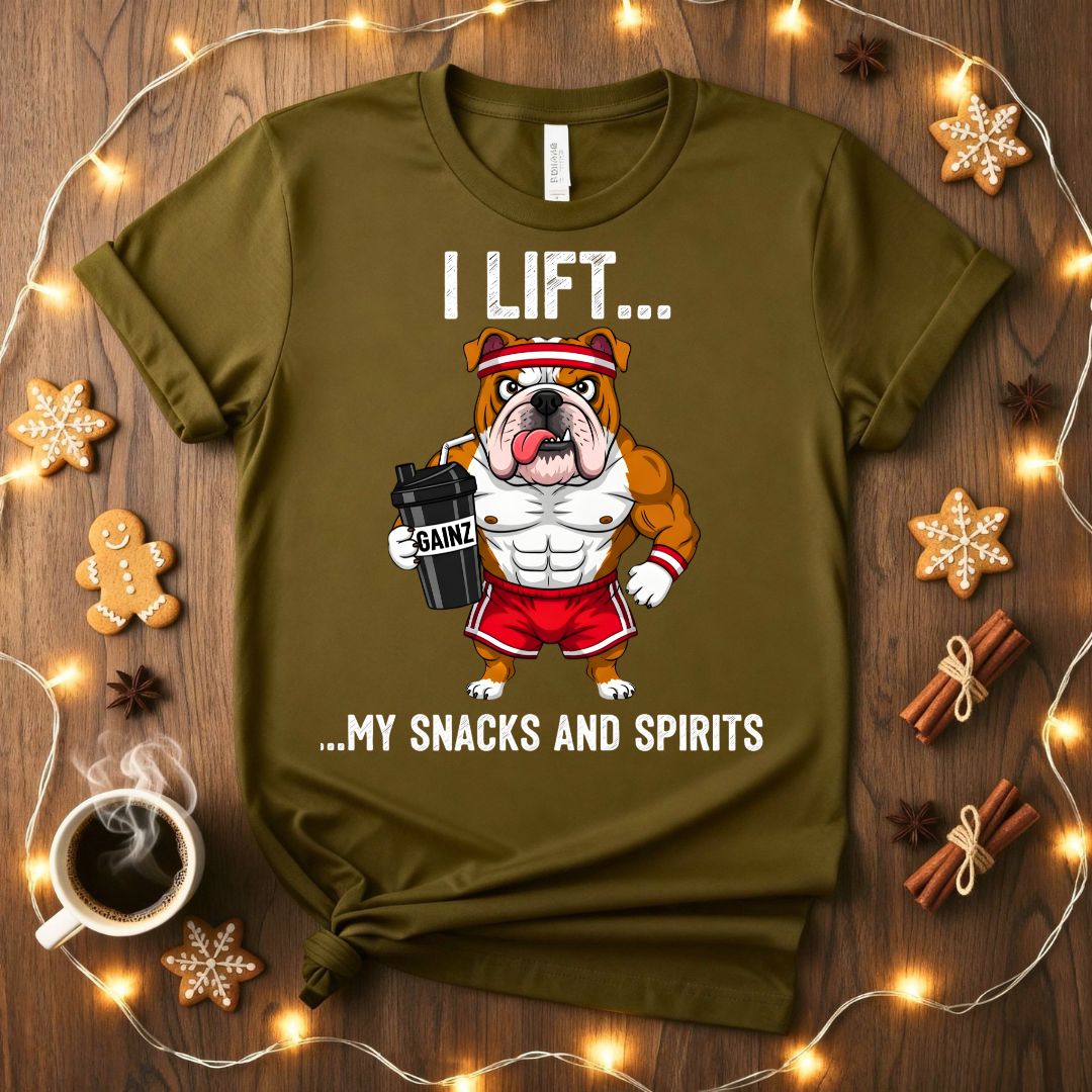 I Lift Funny Fitness T-Shirt for weightlifters