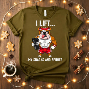 I Lift Funny Fitness T-Shirt for weightlifters