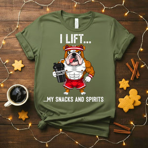 I Lift Funny Fitness T-Shirt for weightlifters