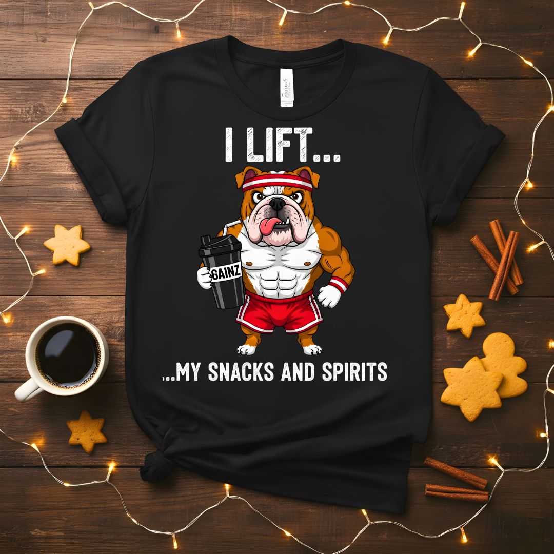 I Lift Funny Fitness T-Shirt for weightlifters