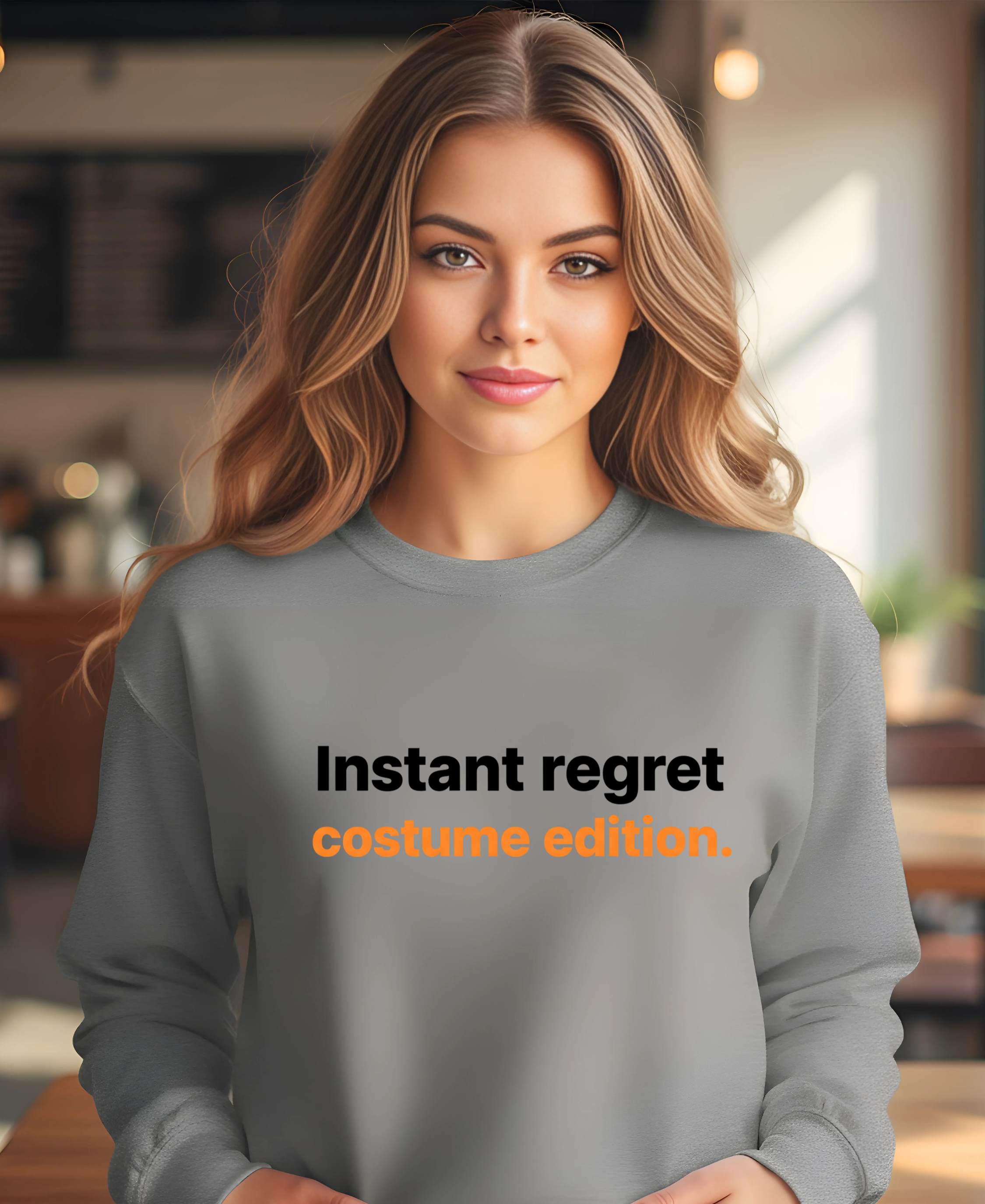 Funny spooky season sweatshirt for introverts and meme lovers
