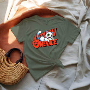 Japanese Cat Tee Funny Anime Cat T-Shirt by Memez Store