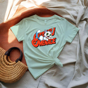 Japanese Cat Tee Funny Anime Cat T-Shirt by Memez Store