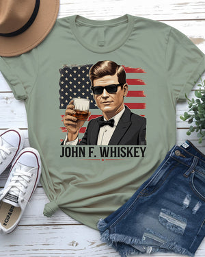 John F Whisky – Bold and Funny Parody Tee by Memez Store