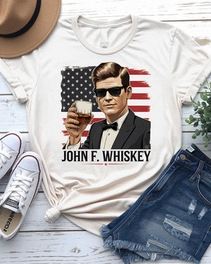 John F Whisky – Bold and Funny Parody Tee by Memez Store