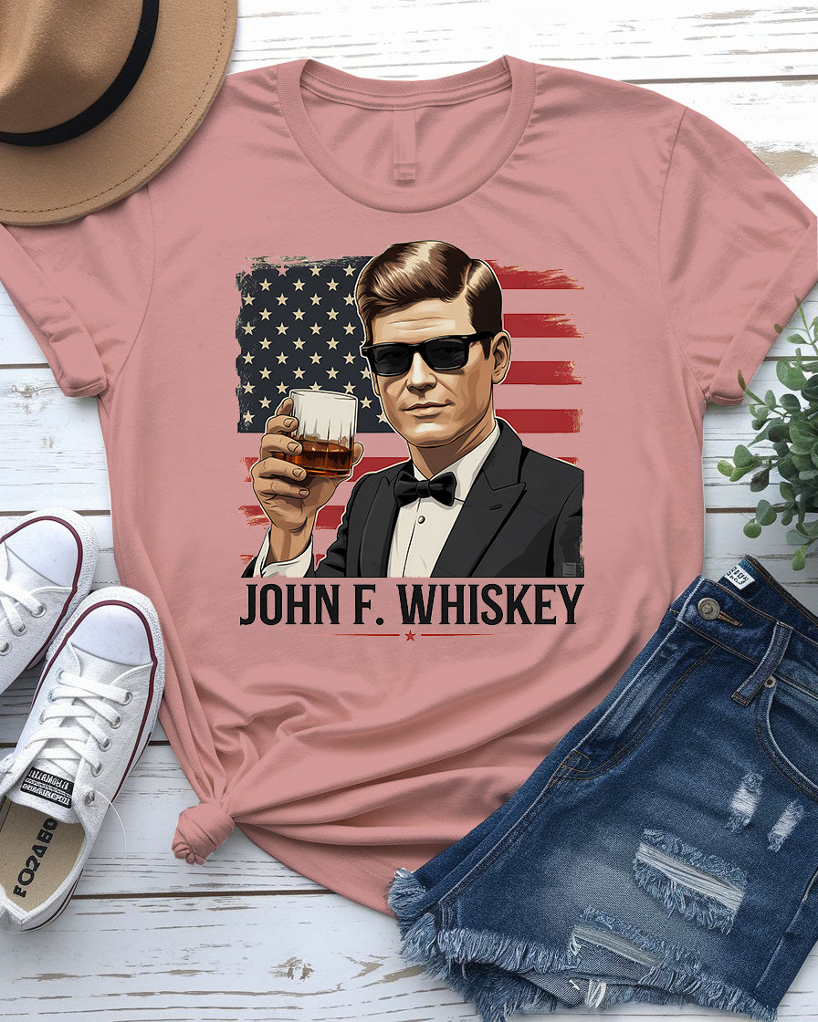 John F Whisky – Bold and Funny Parody Tee by Memez Store