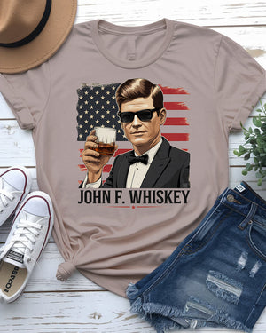 John F Whisky – Bold and Funny Parody Tee by Memez Store
