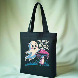Just Here for the Boos Halloween Tote Bag
