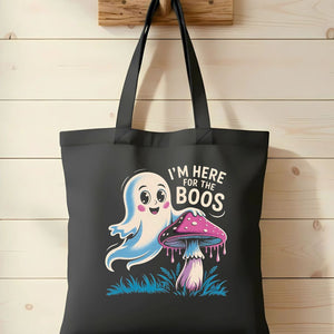 Just Here for the Boos Halloween Tote Bag