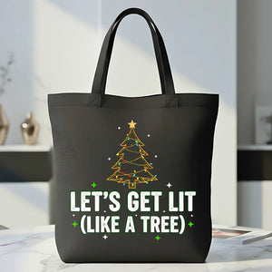 Let's Get Lit Funny Party Tote Bag