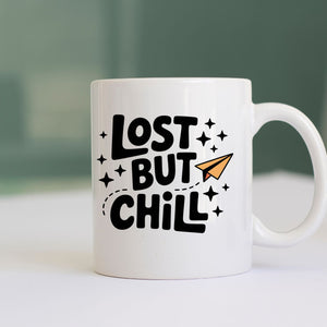 Funny sarcastic typography mug by Memez Store