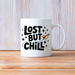 Funny sarcastic typography mug by Memez Store