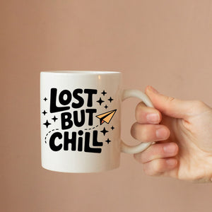 Funny sarcastic typography mug by Memez Store