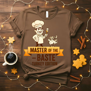 Master of Baste funny cooking pun t-shirt