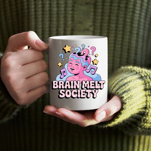 Brain Melt Society funny meme coffee mug Memez Store