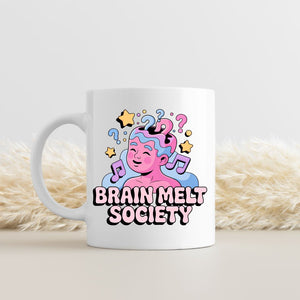 Brain Melt Society funny meme coffee mug Memez Store