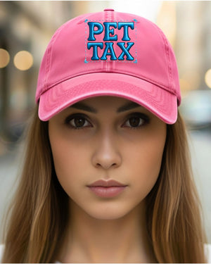 Pet Tax embroidered cap unisex adjustable strap