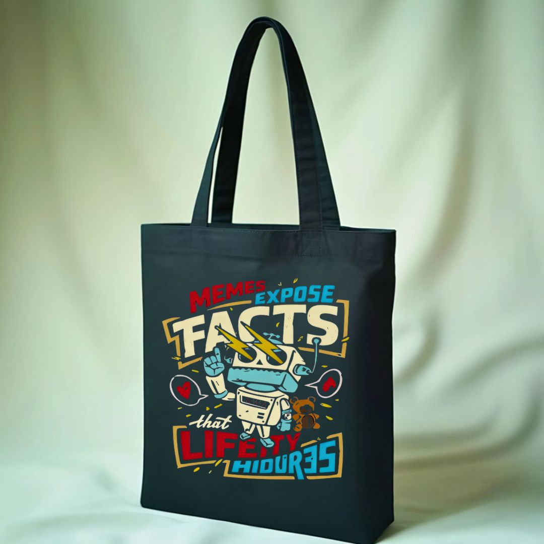 Meme Expose Facts Tote Bag with funny truth memes