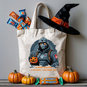 “Meme Invention Halloween Tote Bag by Memez Store”