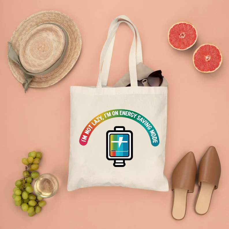 Meme Tote Bag – Energy Saving Mod U Am Print