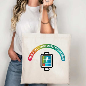 Meme Tote Bag – Energy Saving Mod U Am Print