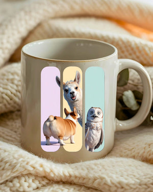 Memez Store Animal Collage Mug 11oz & 15oz”