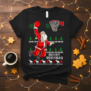 “Merry Wishmas Christmas Meme Funny Tee – hilarious festive t-shirt with sarcastic meme design, perfect for holiday humor lovers”