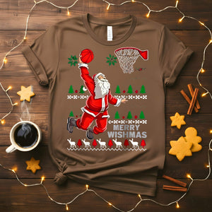 “Merry Wishmas Christmas Meme Funny Tee – hilarious festive t-shirt with sarcastic meme design, perfect for holiday humor lovers”