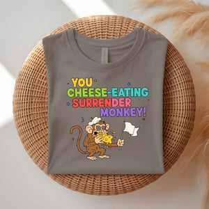 Monkey Funny Humor Graphic T-Shirt