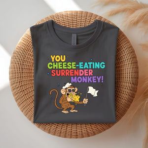 Monkey Funny Humor Graphic T-Shirt