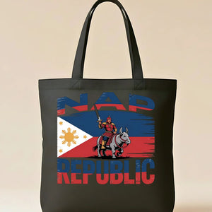 NAP Republic Tote Bag – Funny cotton tote by Memez Store