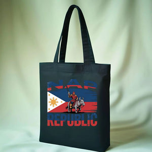 NAP Republic Tote Bag – Funny cotton tote by Memez Store