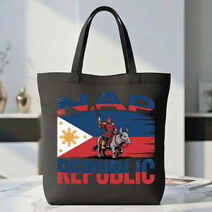 NAP Republic Tote Bag – Funny cotton tote by Memez Store