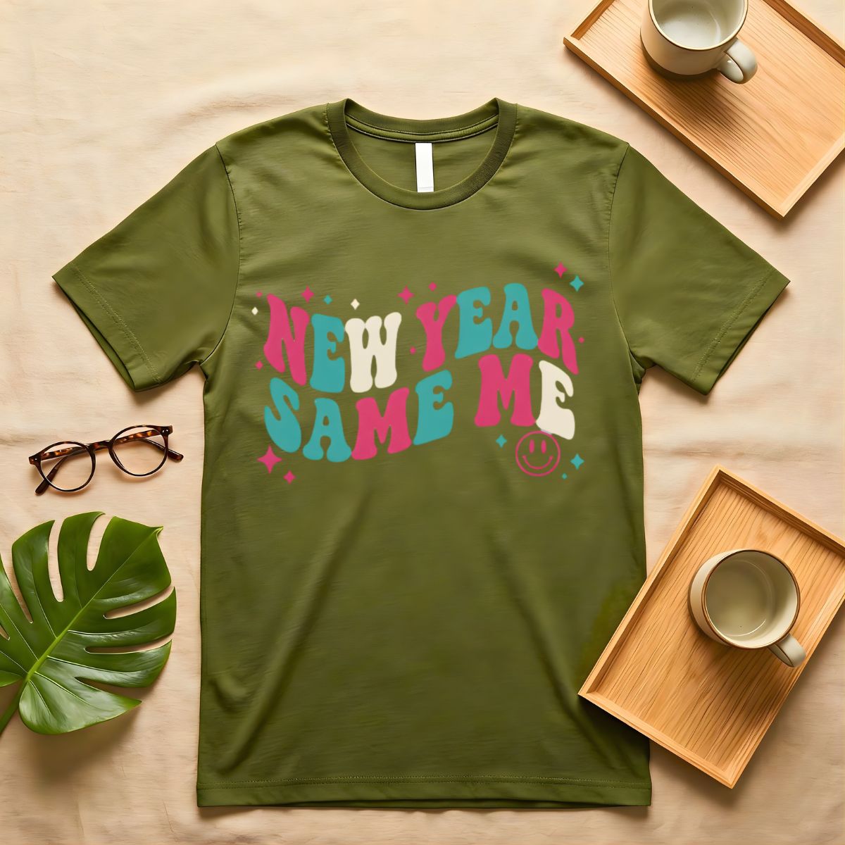 New Year Same Me Funny Meme Tee