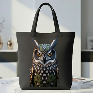 Night Owl Tote Bag by Memez Store – Eco-friendly cotton canvas