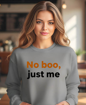 Funny Halloween pullover for introverts and meme lovers