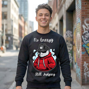 Urban graphic No Energy unisex crewneck sweatshirt
