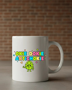 Okie Dokie slogan mug funny meme ceramic cup
