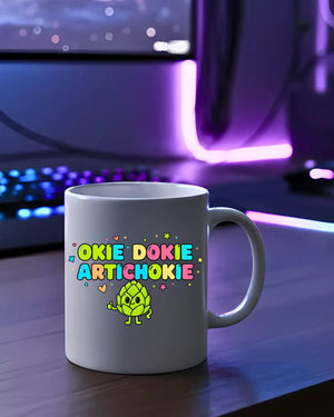 Okie Dokie slogan mug funny meme ceramic cup