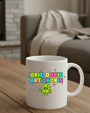 Okie Dokie slogan mug funny meme ceramic cup