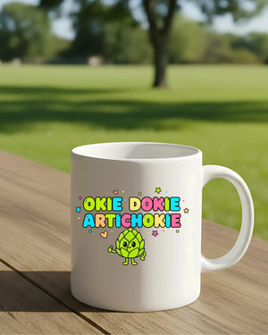 Okie Dokie slogan mug funny meme ceramic cup