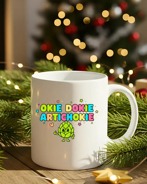 Okie Dokie slogan mug funny meme ceramic cup